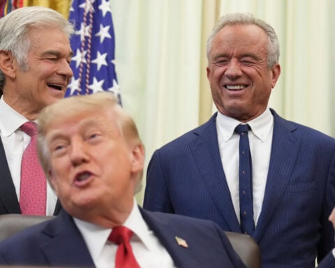 Trump defends bid to put his name on the Kennedy Center