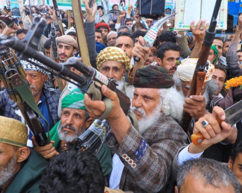 Saudi Arabia issues alerts across the country for aerial threat, and other Mideast developments