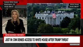 CNN, MS NOW and Politico denied access to White House after Trump ban