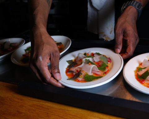A hot Atlanta restaurant has a globe-circling menu, regulars lined up at the door, and no building to call its own