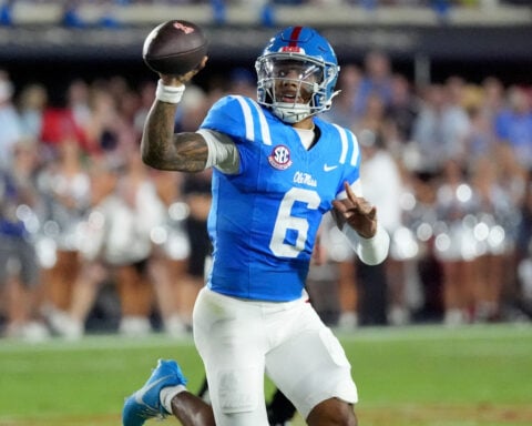 No. 7 LSU sputters in Lane Kiffin's return to Ole Miss, giving the SEC a pair of top-10 losers