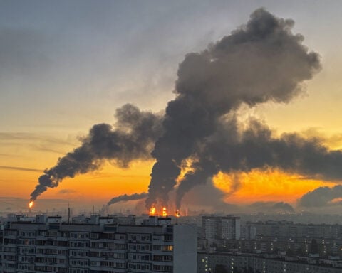 Three dead in Moscow region, drones hit oil refinery in Russian capital