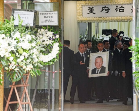 Tung Chee-hwa, Hong Kong's first leader under Chinese rule, laid to rest
