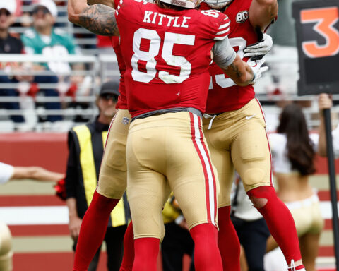 49ers score TDs on 1st 5 drives to beat the Dolphins 35-13