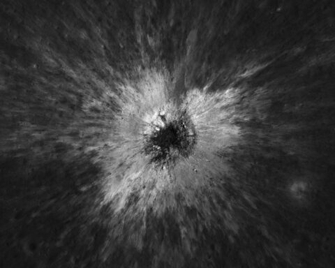Lunar orbiter spots ‘once-in-a-lifetime’ new crater on the moon