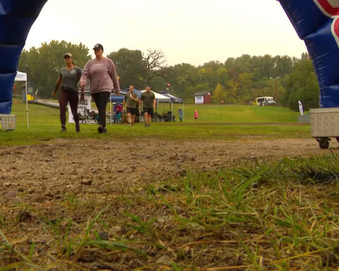 Dozens embrace cold and rain for Heroes on the Hill challenge