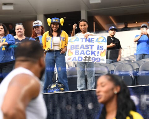 Aaron Donald is active for the Rams against the Giants in the final step in his comeback