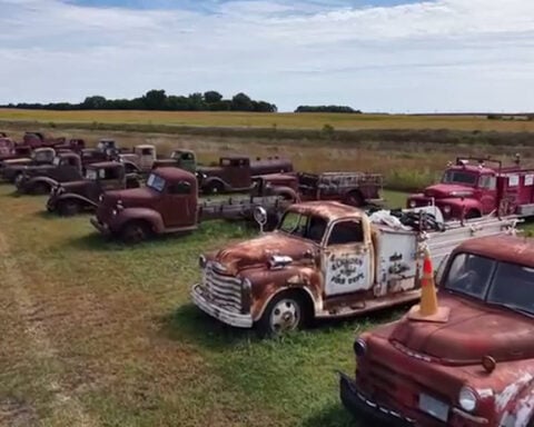 A man saved nearly 400 old trucks. Now he's letting them all go.