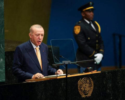 Turkey's Erdogan urges UN reform, wider recognition of Palestinian state