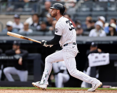 Rodón allows three hits in eight sharp innings as Yanks beat Rays 2-0 in doubleheader opener