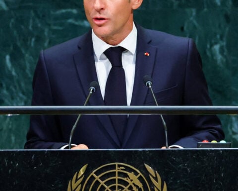 In UN farewell, Macron denounces Trump's Gaza diplomacy as spectacle of shame