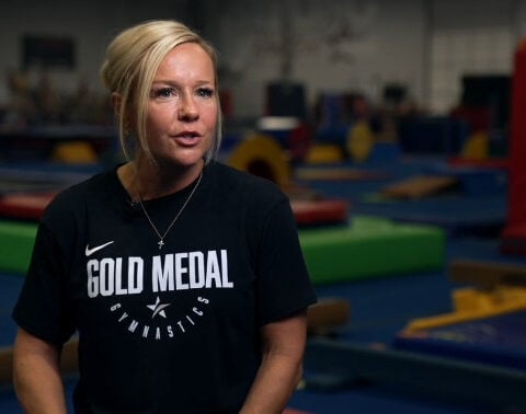 Olympic gold medal gymnast Amanda Borden helps Valley kids reach new heights at East Valley gyms