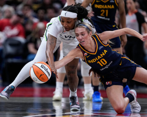 Caitlin Clark and Kelsey Mitchell help Fever keep home-court hope alive with 96-77 win over Lynx
