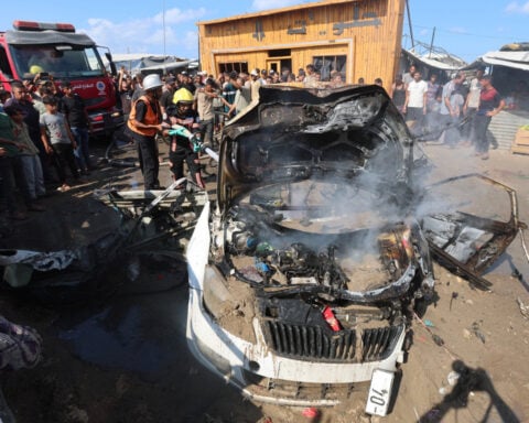 Four killed in Gaza in strikes, Israel says it killed a Hamas finance chief