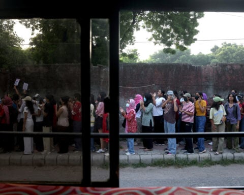 Hundreds protest in India's capital after teenager reports gang-rape