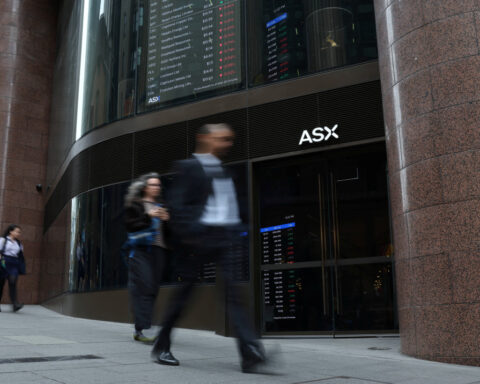 Australian shares trim declines after jobless rate tops forecasts