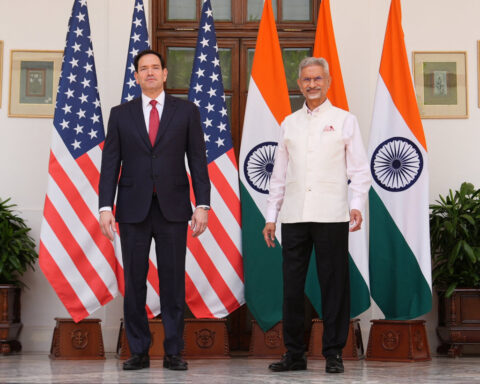 US and Indian top diplomats discuss Russia sanctions bill signed by Trump
