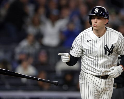 Ben Rice tops Aaron Boone's preseason prediction of 39 homers, hitting 40th and then 41st