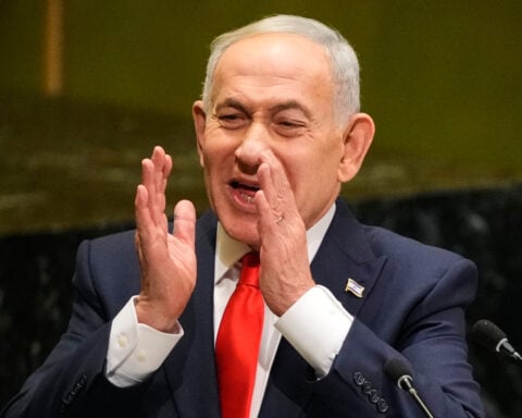 Delegates walk out as Netanyahu addresses UN, and other Mideast developments