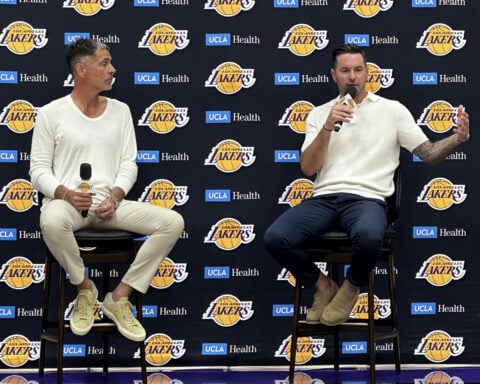LeBron James is gone, but Lakers GM Pelinka and coach Redick are excited about the future