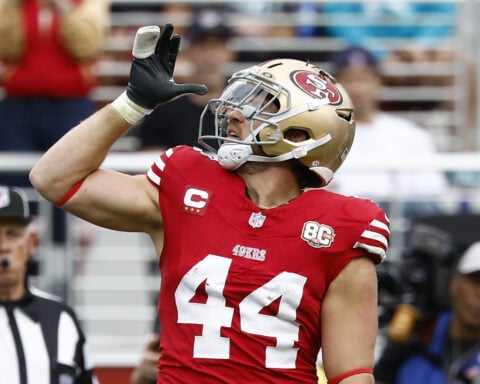 Kyle Juszczyk gets fined for chugging celebration that NFL says was beer and he says was juice