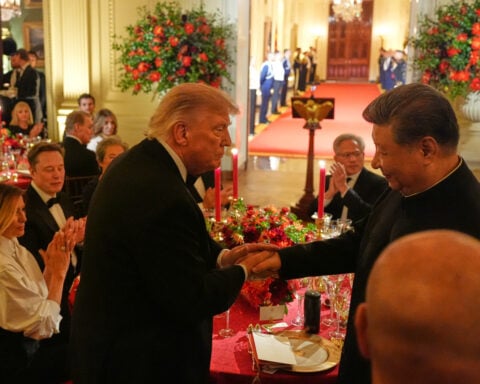 Trump's state dinner for Xi features sea bass and a long list of tech titans