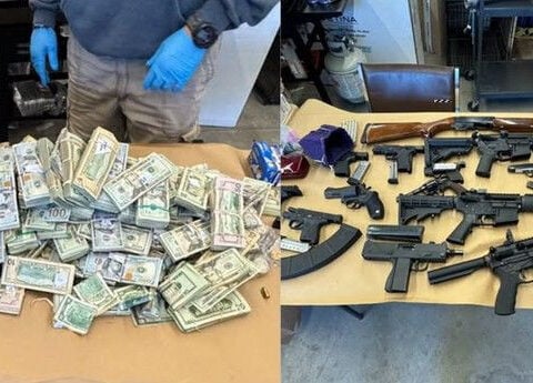 More than $400,000 cash, 20 guns seized during Fayette County drug bust