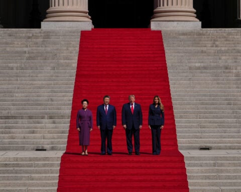 Xi says he'll see Trump again soon as he wraps up US visit with a look at the Constitution