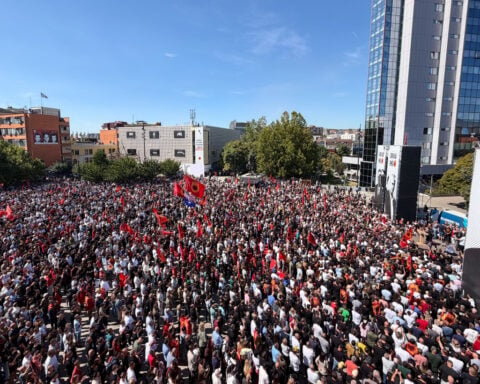 Protests against war crimes verdicts add pressure on Kosovo's government