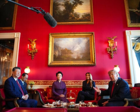 Trump’s disruption to TV coverage during Xi visit frustrates Chinese officials