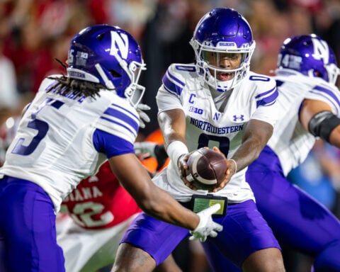 Lee Beebe Jr. rushes for 203 yards and No. 4 Indiana holds off surprising Northwestern 29-23