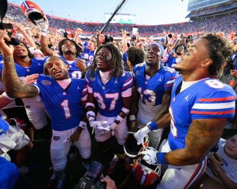 Jadan Baugh and No. 21 Florida run roughshod over 4th-ranked Ole Miss, 52-28