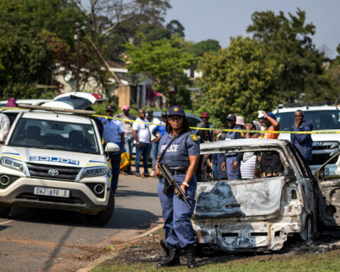 South Africa police hunt suspects after three shootings leave more than 30 people dead