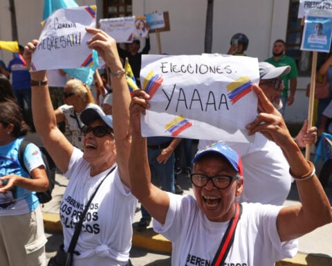Venezuelans rally to demand opposition leader's safe return and presidential elections