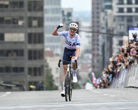 Brandon McNulty follows Greg LeMond and Lance Armstrong as US riders to win cycling world title