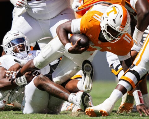 Texas coach Sarkisian says Longhorns need to cut out unacceptable celebrations after big plays
