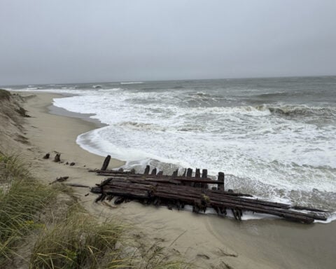 Maritime experts travel to Nantucket to investigate shipwreck remains exposed by nor’easter