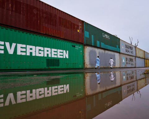 In Islamabad, shipping containers on the streets signal a protest is imminent