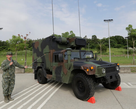 Taiwan says US arms sales to island are unchanged, but a $14B package remains on hold