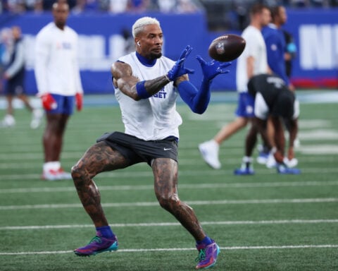 Giants release receiver Odell Beckham Jr. after three games and zero catches