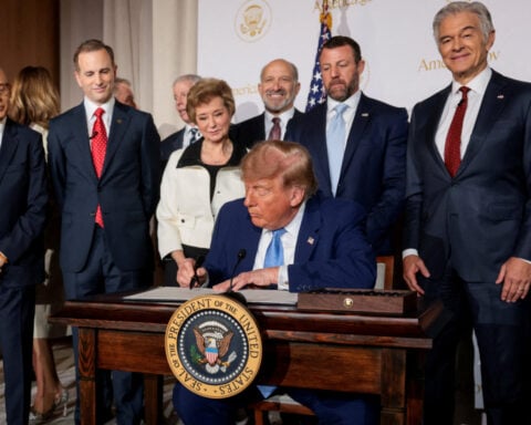 Trump, tech executives sign 'morally binding' AI document 