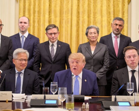 Trump says top tech firms have signed accord to 'self-police' AI development