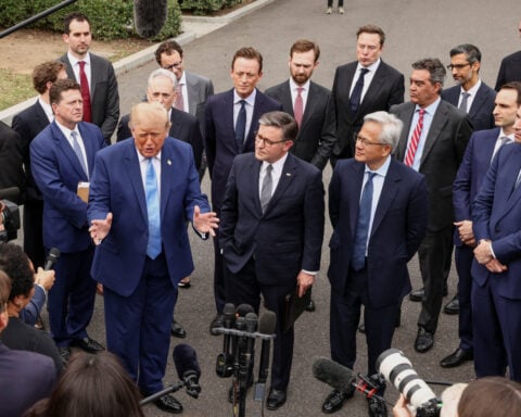 Trump, AI CEOs sign voluntary safety pact, back data center expansion