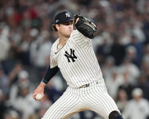 Schlittler and Rice torment hometown team as Yankees beat rival Red Sox 9-0 in playoff opener