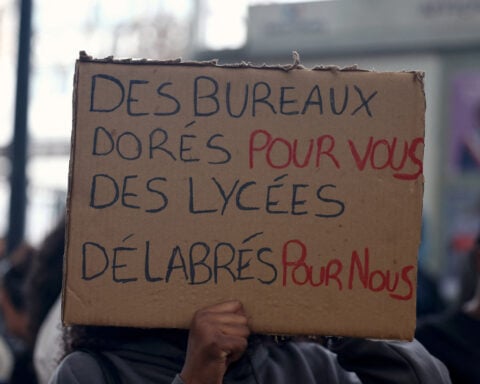 Injuries and arrests as French high school student protests spread