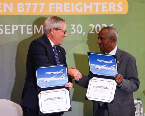 Ethiopian Airlines agrees to buy 10 Boeing cargo planes, has option for 8 more