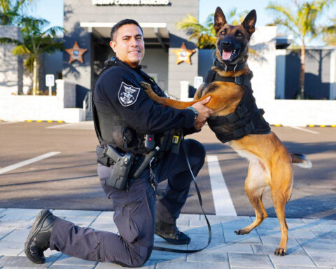Heartbreaking video shows deputies honor K9 Dundee who died in the line of duty