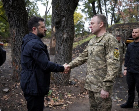 Zelenskiy says he visits military command post near Ukraine's eastern frontline