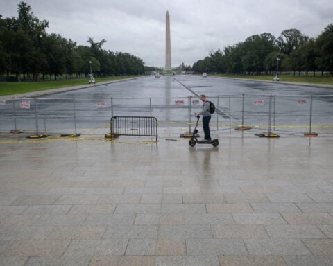 The Latest: Trump hits the campaign trail, kicking off blitz before midterms