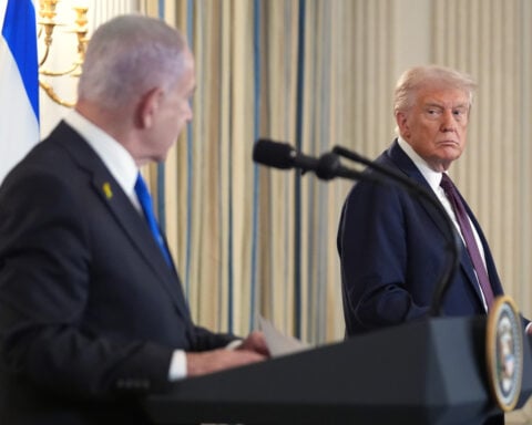 Trump sidesteps questions on endorsing Netanyahu before Oct. 27 Israeli elections